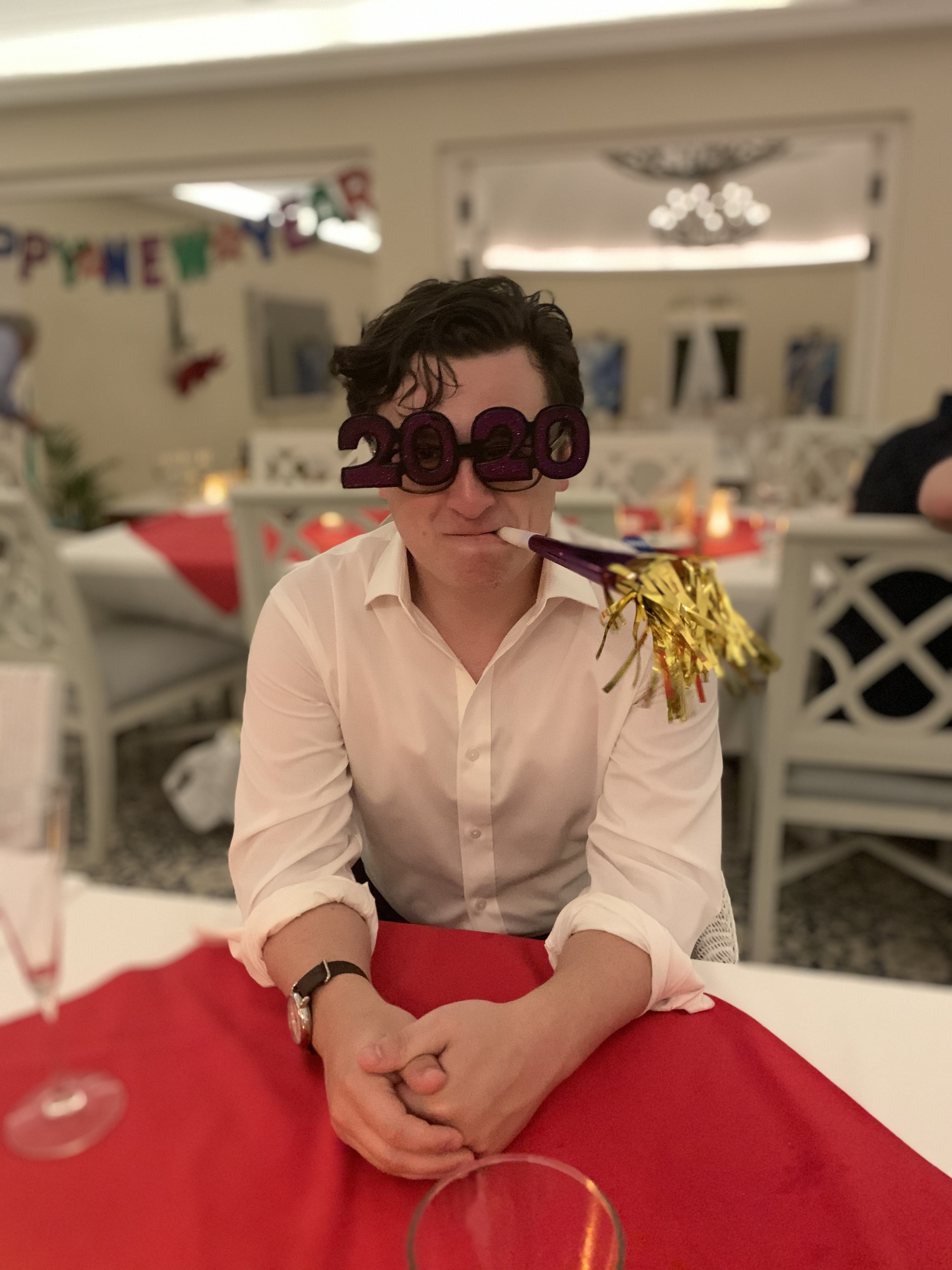 Thomas Costello on New Year's Eve 2020